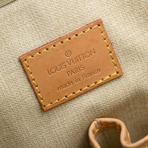 LOUIS VUITTON LV Logo Trouville Hand Bag Monogram Leather Brown - Picture 16 of 16